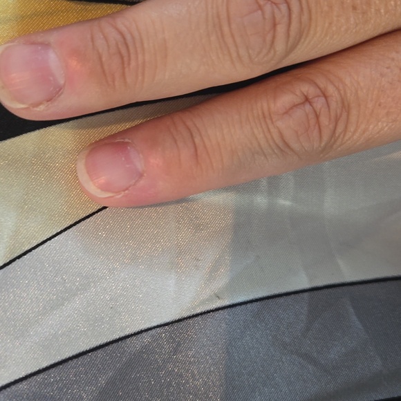 Dana Kay 16W Yellow/Black/Gray Blouse - Picture 7 of 7